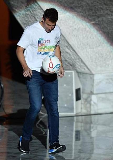 Alessandro Del Piero durante la cerimonia d’apertura ANSA